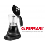 G3 Ferrari G10028 Bonjour Italian Style Electric Moka Coffee Maker 400 W Black